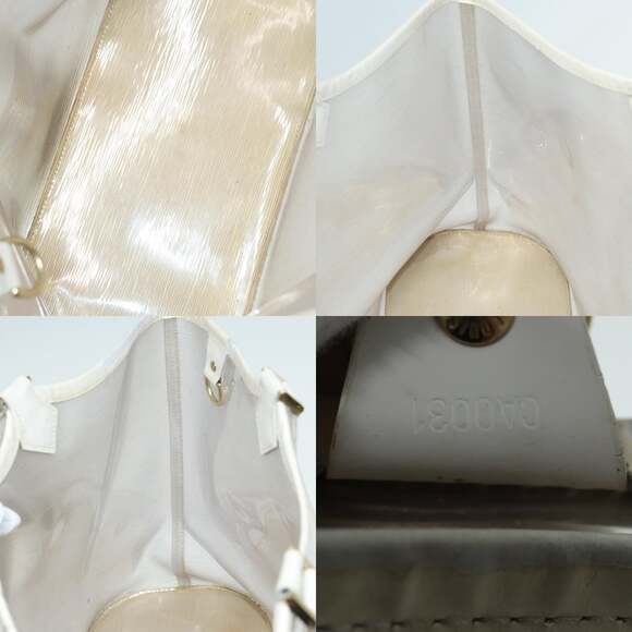 LOUIS VUITTON Epi Plage Lagoon Bay Tote Bag White Clear M92151 - Picture 12 of 12